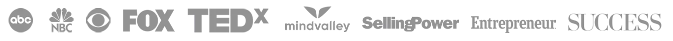 Dr. Noah St. John featured on ABC, NBC, CBS, Fox, TEDx, Mindvalley, SellingPower, Entrepreneur, and SUCCESS